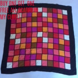 Bill Blass: Multi Colored Scarf!